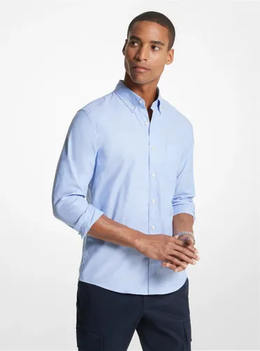 MK Chemise Oxford en coton extensible - Michael Kors - Michael Kors Mens - Modalova