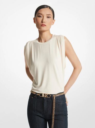 MK T-shirt sans manches en jersey mat - Michael Kors - MICHAEL Michael Kors - Modalova
