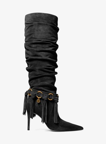MK Botte Dawn en daim à franges - Michael Kors - MICHAEL Michael Kors - Modalova