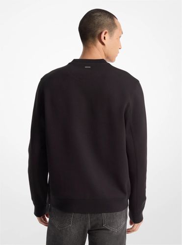 MK Pull en mélange de coton avec logo en relief - Michael Kors - Michael Kors Mens - Modalova