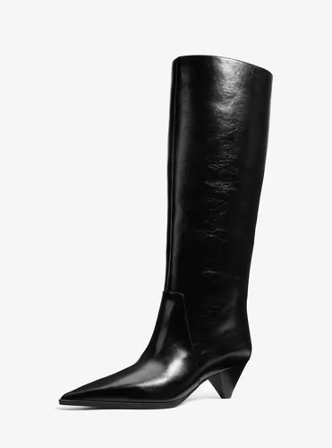 MK Botte Jayla en cuir froissé - Michael Kors - MICHAEL Michael Kors - Modalova