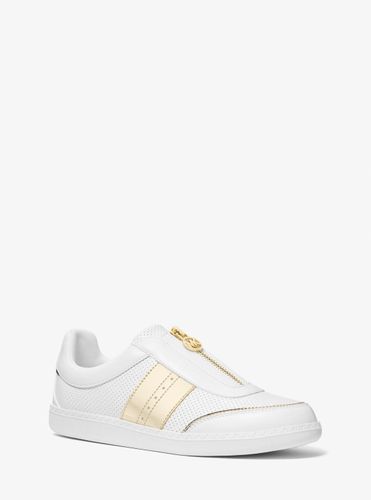 MK Basket Jovie en maille zippée sur le devant - Michael Kors - MICHAEL Michael Kors - Modalova