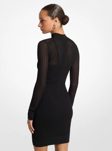 MK Mini-robe en tricot à chevrons - Michael Kors - MICHAEL Michael Kors - Modalova