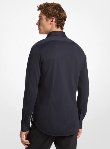 MK Chemise ajustée en tricot technique - Michael Kors - Michael Kors Mens - Modalova