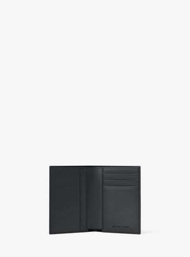 MK Porte-cartes Folio Hudson en cuir grainé - Michael Kors - Michael Kors Mens - Modalova