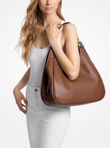 MK Grand sac porté épaule Ellie en cuir grainé - Michael Kors - MICHAEL Michael Kors - Modalova