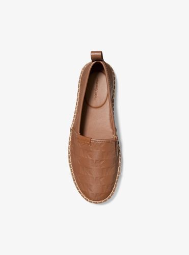 MK Espadrille Elias en cuir avec logo en relief - Michael Kors - Michael Kors Mens - Modalova