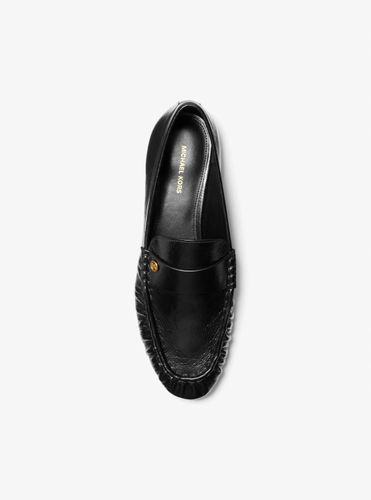 MK Mocassin Jennings en cuir froissé - Michael Kors - MICHAEL Michael Kors - Modalova