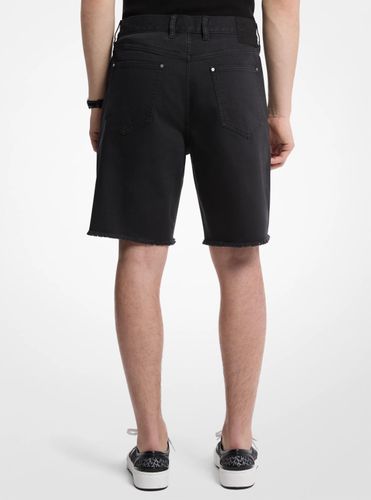 MK Short en denim effiloché - Michael Kors - Michael Kors Mens - Modalova