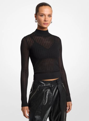 MK Pull en tricot transparent - Michael Kors - MICHAEL Michael Kors - Modalova