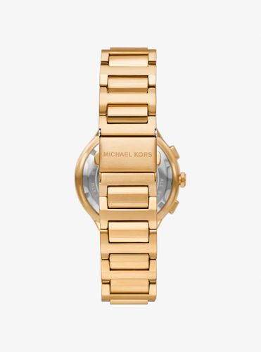 MK Montre Gramercy dorée surdimensionnée - Michael Kors - Modalova