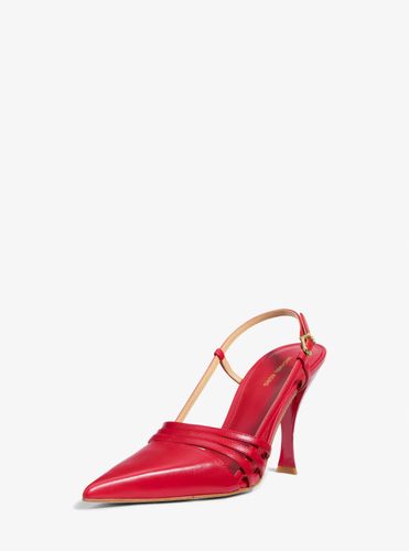 MK Escarpin Haisley en cuir avec bride arrière - Michael Kors - MICHAEL Michael Kors - Modalova