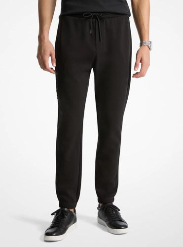 MK Pantalon de jogging en mélange de coton avec logo en relief - Michael Kors - Michael Kors Mens - Modalova