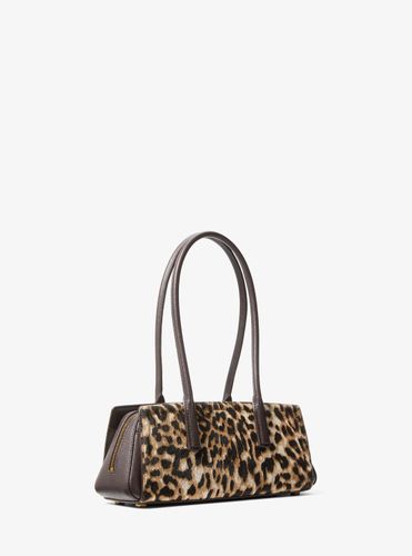 MK Petit sac porté épaule Laila en poil de vachette à imprimé léopard - Michael Kors - MICHAEL Michael Kors - Modalova