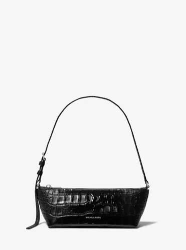 MK Petite pochette Laila en cuir effet crocodile en relief - Michael Kors - MICHAEL Michael Kors - Modalova