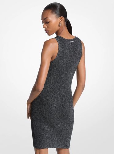 MK Robe débardeur en tricot côtelé métallisé - Michael Kors - MICHAEL Michael Kors - Modalova