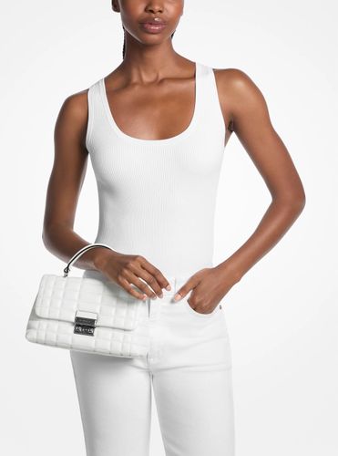 MK Sac Tribeca de taille moyenne en cuir matelassé - Michael Kors - MICHAEL Michael Kors - Modalova