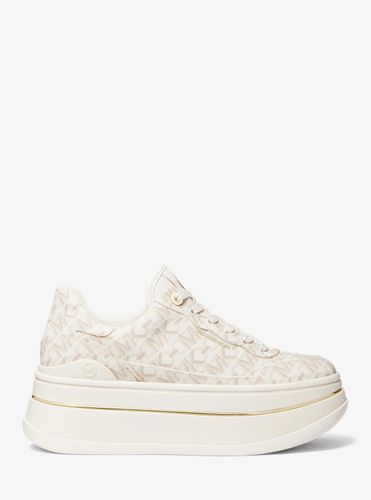 MK Basket Hayes à semelle compensée et à logo Empire Signature - Michael Kors - MICHAEL Michael Kors - Modalova