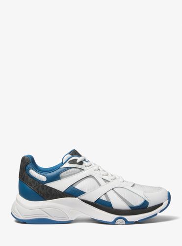 MK Basket Leo en matières mixtes - Michael Kors - Michael Kors Mens - Modalova