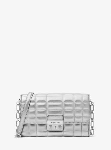 MK Sac à bandoulière Tribeca convertible en cuir métallisé - Michael Kors - MICHAEL Michael Kors - Modalova