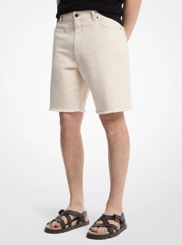 MK Short en denim effiloché - Michael Kors - Michael Kors Mens - Modalova