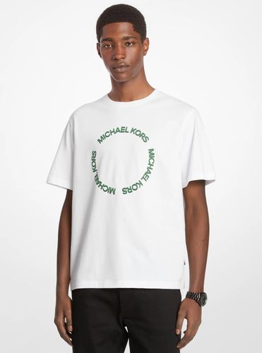 MK T-shirt en coton à logo brodé - Michael Kors - Michael Kors Mens - Modalova