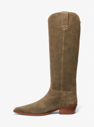 MK Botte Nash en daim - Michael Kors - MICHAEL Michael Kors - Modalova