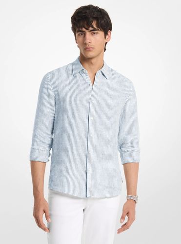 MK Chemise rayée en lin - Michael Kors - Michael Kors Mens - Modalova