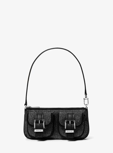 MK Petite pochette Zoe en daim travaillé - Michael Kors - MICHAEL Michael Kors - Modalova
