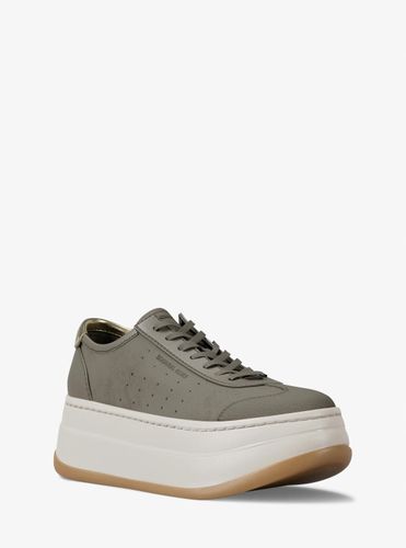 MK Basket Hayes en cuir à semelle compensée - Michael Kors - MICHAEL Michael Kors - Modalova