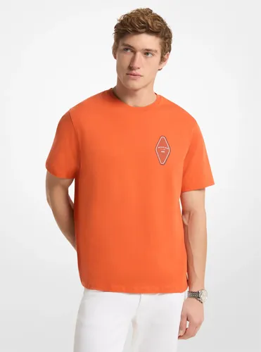 MK T-shirt en coton à logo graphique - Michael Kors - Michael Kors Mens - Modalova