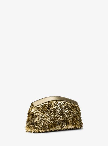 MK Petite pochette Athena convertible ornée de sequins métallisés - Michael Kors - MICHAEL Michael Kors - Modalova