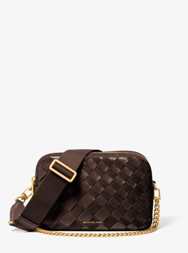 MK Sac à bandoulière pour appareil photo Bryant de taille moyenne en daim tissé - Michael Kors - MICHAEL Michael Kors - Modalova