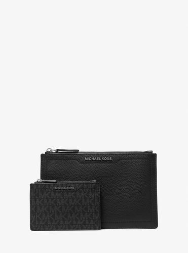 MK Ensemble de pochettes Hudson en cuir grainé et à logo Signature - Michael Kors - Michael Kors Mens - Modalova