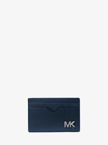 MK Porte-cartes Edison en cuir saffiano - Michael Kors - Michael Kors Mens - Modalova