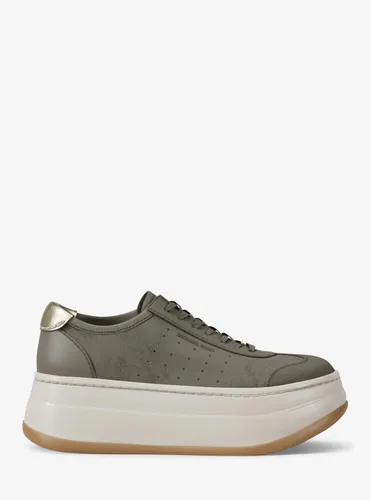MK Basket Hayes en cuir à semelle compensée - Michael Kors - MICHAEL Michael Kors - Modalova