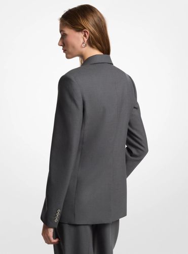 MK Blazer coupe boyfriend tissé - Michael Kors - MICHAEL Michael Kors - Modalova