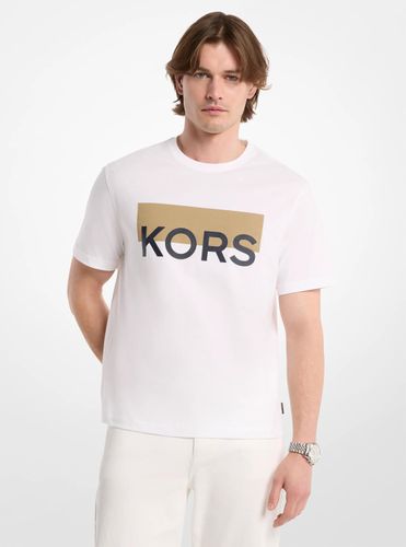 MK T-shirt en coton Kors à couleurs contrastées - Michael Kors - Michael Kors Mens - Modalova