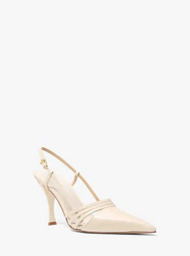 MK Escarpin Haisley en cuir avec bride arrière - Michael Kors - MICHAEL Michael Kors - Modalova