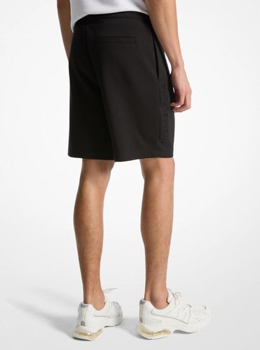 MK Short en mélange de coton avec logo en relief - Michael Kors - Michael Kors Mens - Modalova