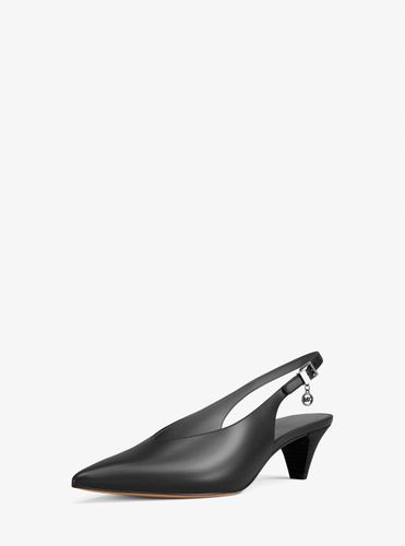 MK Escarpin Tonya en cuir à bride arrière - Michael Kors - MICHAEL Michael Kors - Modalova