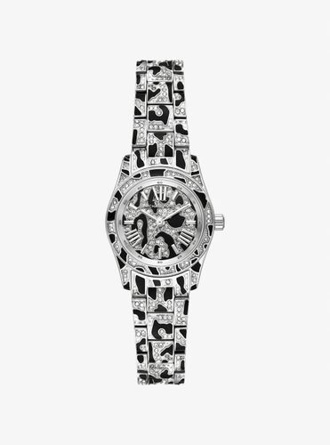 MK Petite montre Lexington ée à pierres pavées et au motif animal - Michael Kors - Modalova