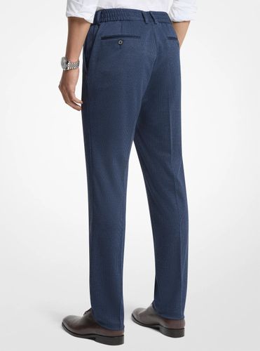 MK Pantalon slim extensible à motif Prince-de-Galles - Michael Kors - Michael Kors Mens - Modalova