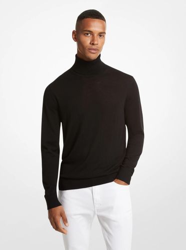 MK Pull à col roulé en laine mérinos - Michael Kors - Michael Kors Mens - Modalova