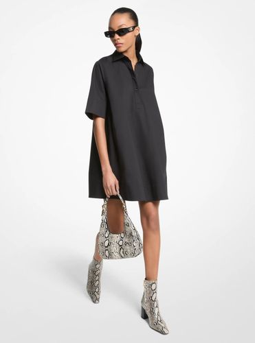 MK Robe chemise en popeline de coton extensible - Michael Kors - MICHAEL Michael Kors - Modalova