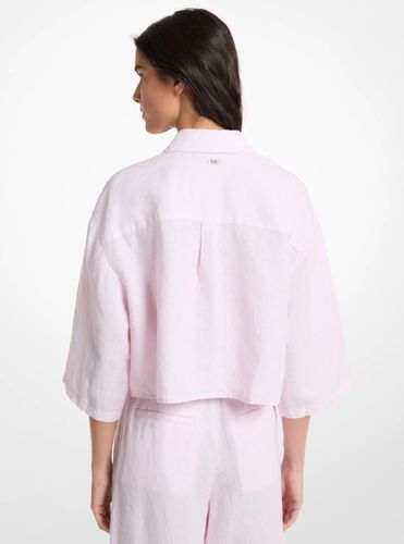 MK Chemise courte en lin - Michael Kors - MICHAEL Michael Kors - Modalova