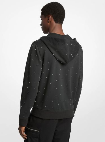 MK Pull à capuche en coton mélangé clouté - Michael Kors - Michael Kors Mens - Modalova