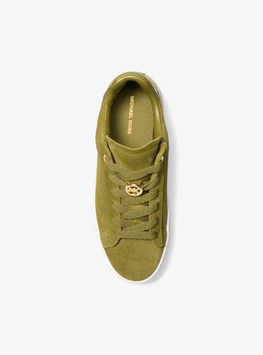 MK Basket Dottie en daim à semelle compensée - Michael Kors - MICHAEL Michael Kors - Modalova