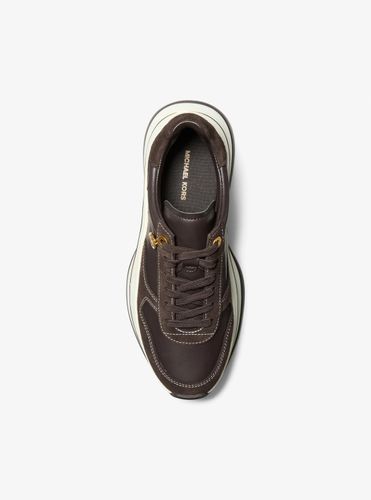 MK Basket Arla en cuir et daim - Michael Kors - MICHAEL Michael Kors - Modalova