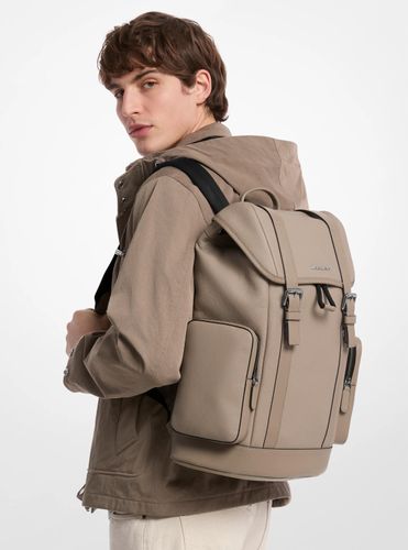 MK Sac à dos Hudson en cuir grainé - Michael Kors - Michael Kors Mens - Modalova